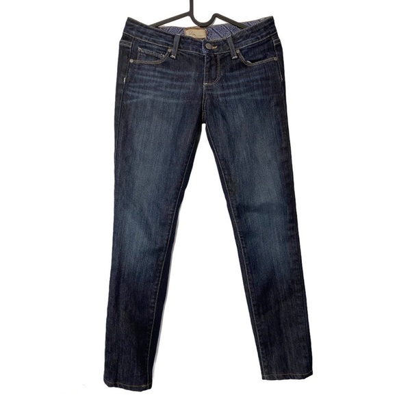 PAIGE Premium Denim Blue Heights Low Rise Jeans - Picture 1 of 8